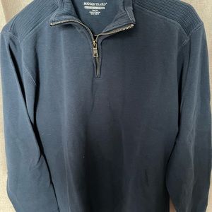 Two half zip sweaters 1) size small 2) size medium